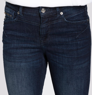MAC RICH SLIM Straight Jeans - Midnight Indigo Used - 5762-90-0389L-D848