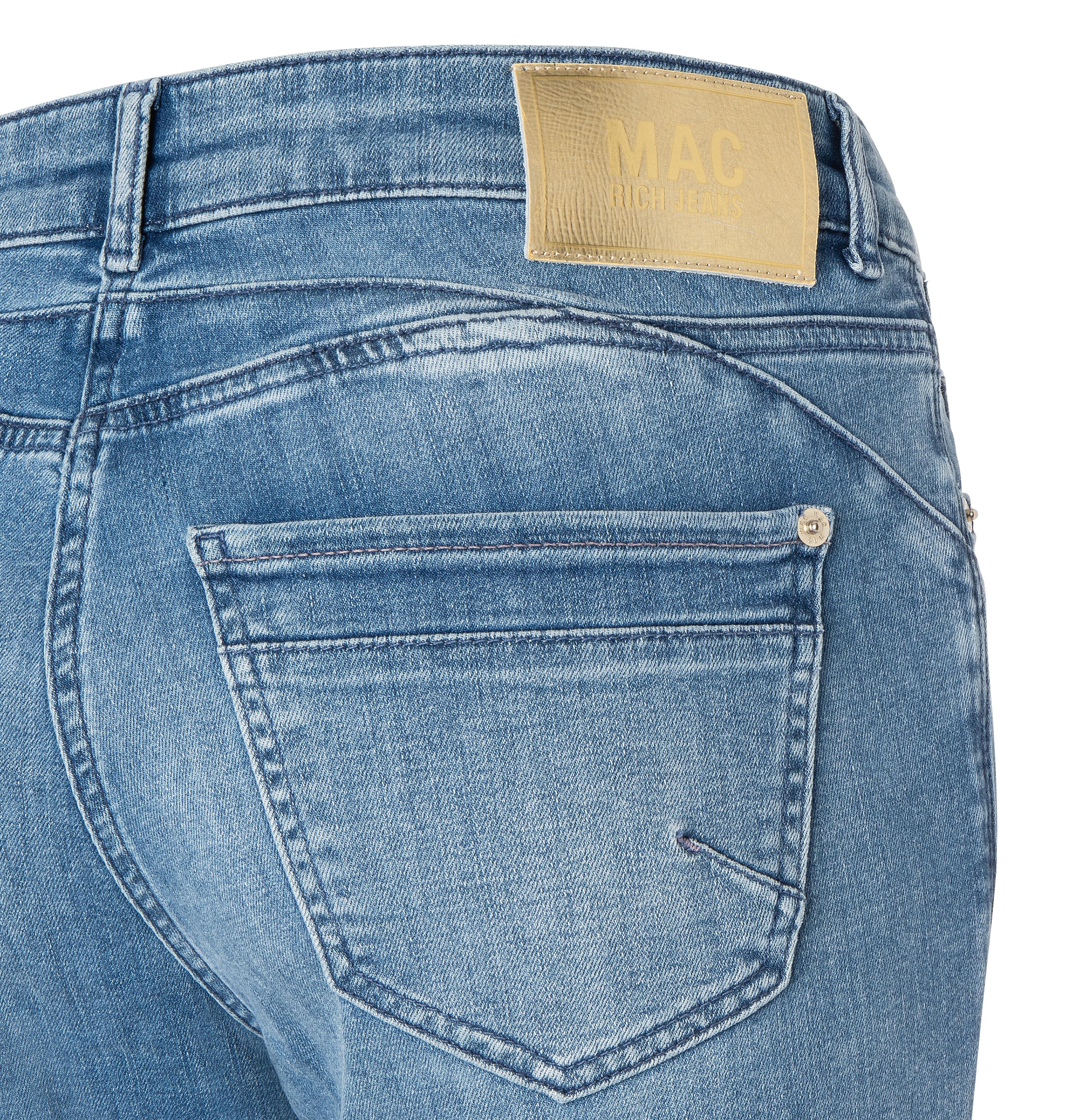 MAC RICH SLIM fashion jeans - Ocean Haze Blue - 5766-90-0389L-D454 von MAC
