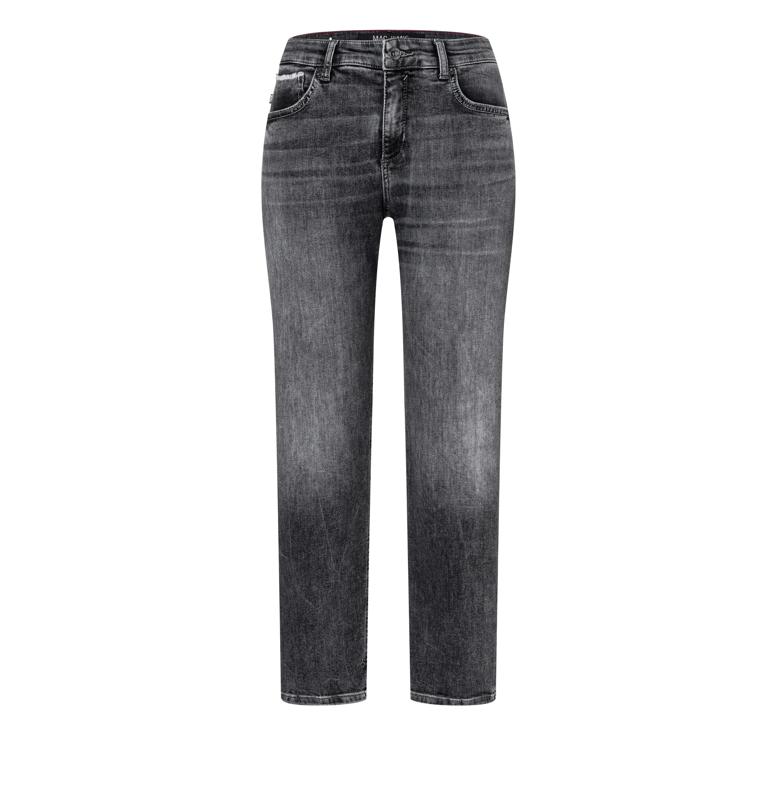 MAC STRAIGHT Straight Jeans - Smoky Granite Wash - 5818-90-0389L-D911