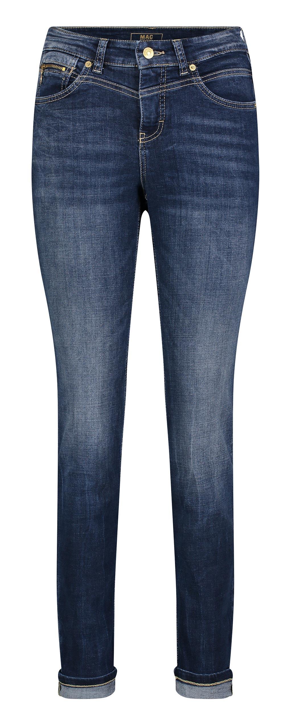 MAC RICH SLIM Five-Pocket Jeans - Indigo Twlight Blue - 5904-90-0389L-D671