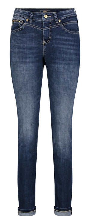 MAC RICH SLIM Five-Pocket Jeans - Indigo Twlight Blue - 5904-90-0389L-D671