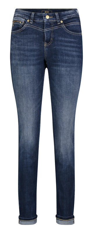 MAC RICH SLIM Five-Pocket Jeans - Indigo Twlight Blue - 5904-90-0389L-D671