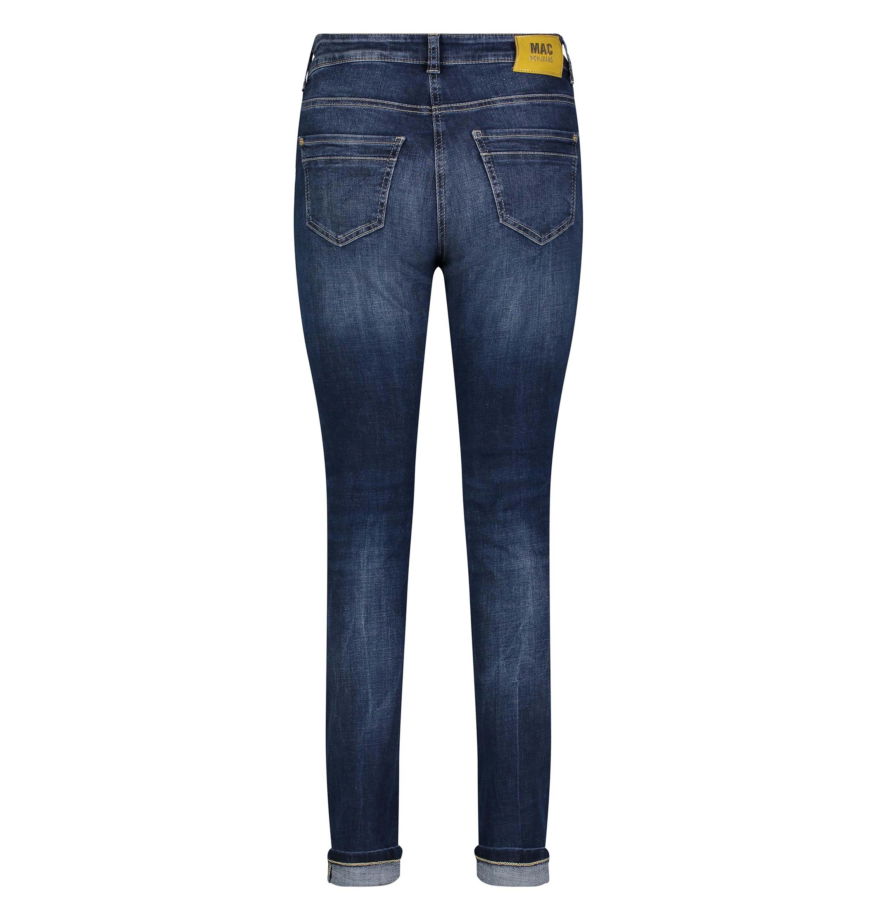 MAC RICH SLIM Five-Pocket Jeans - Indigo Twlight Blue - 5904-90-0389L-D671