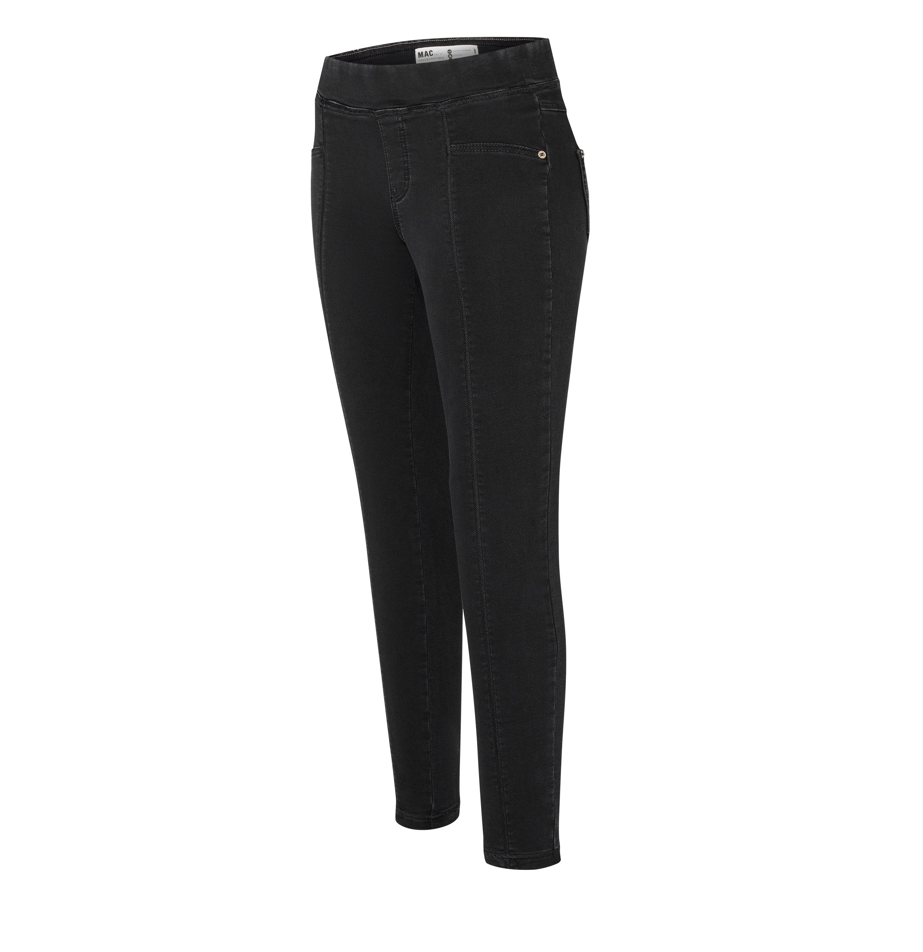 MAC LEGGINGS cozy black rinsewash 5907-90-0350 D991 - ISKO™ SOFT DENIM von MAC