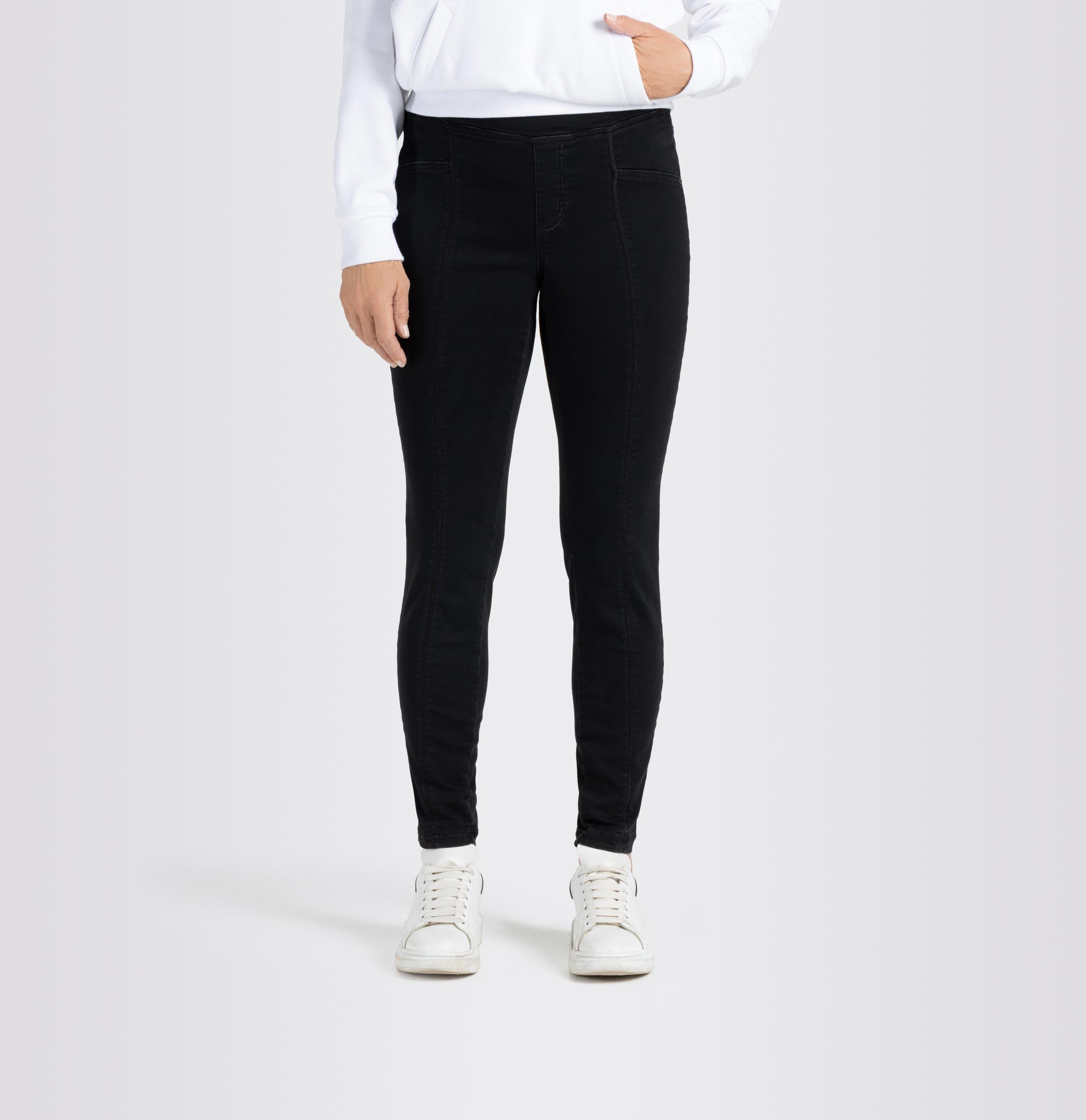 MAC LEGGINGS cozy black rinsewash 5907-90-0350 D991 - ISKO™ SOFT DENIM von MAC