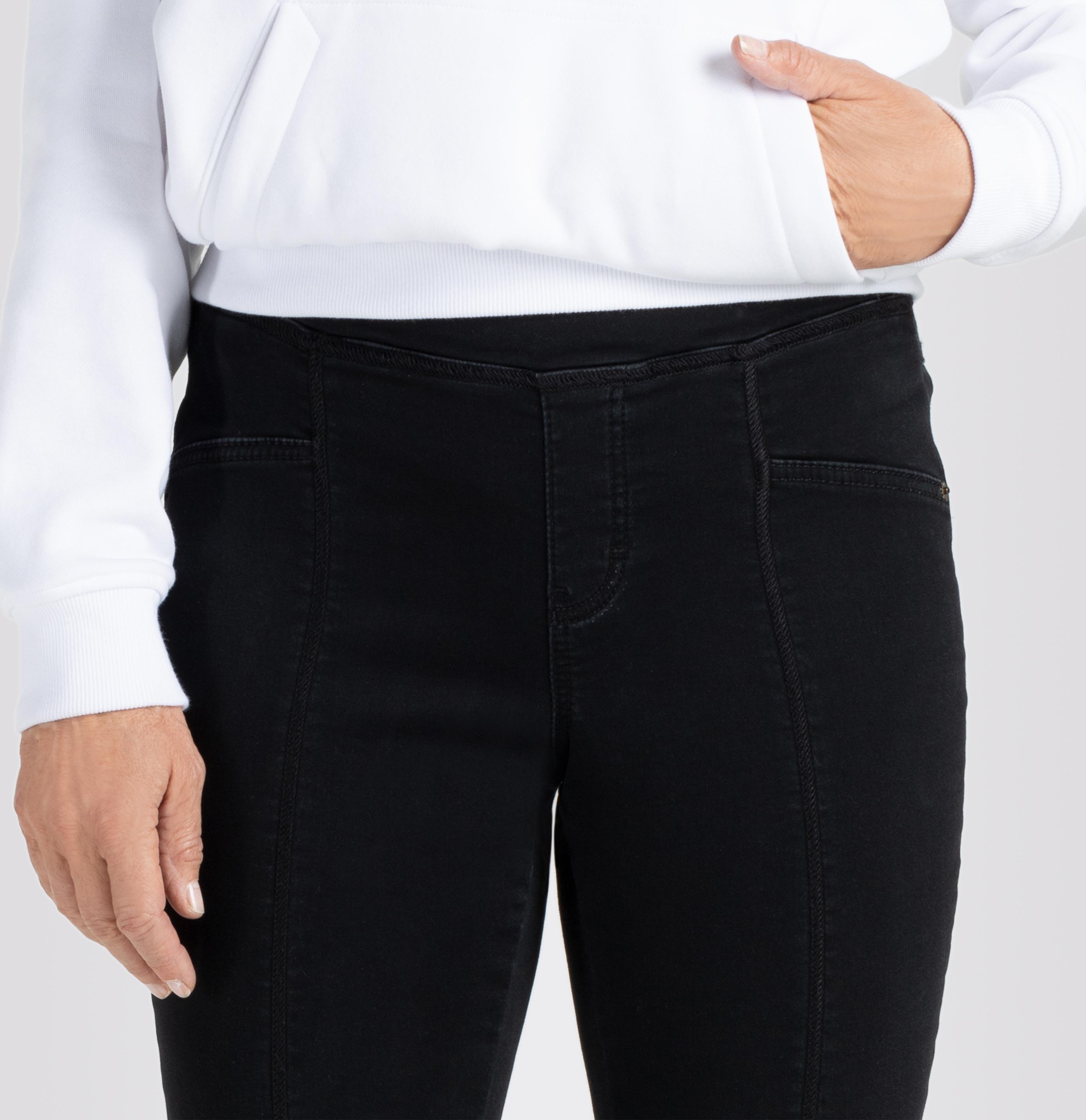 MAC LEGGINGS cozy black rinsewash 5907-90-0350 D991 - ISKO™ SOFT DENIM von MAC