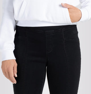 MAC LEGGINGS cozy black rinsewash 5907-90-0350 D991 - ISKO™ SOFT DENIM