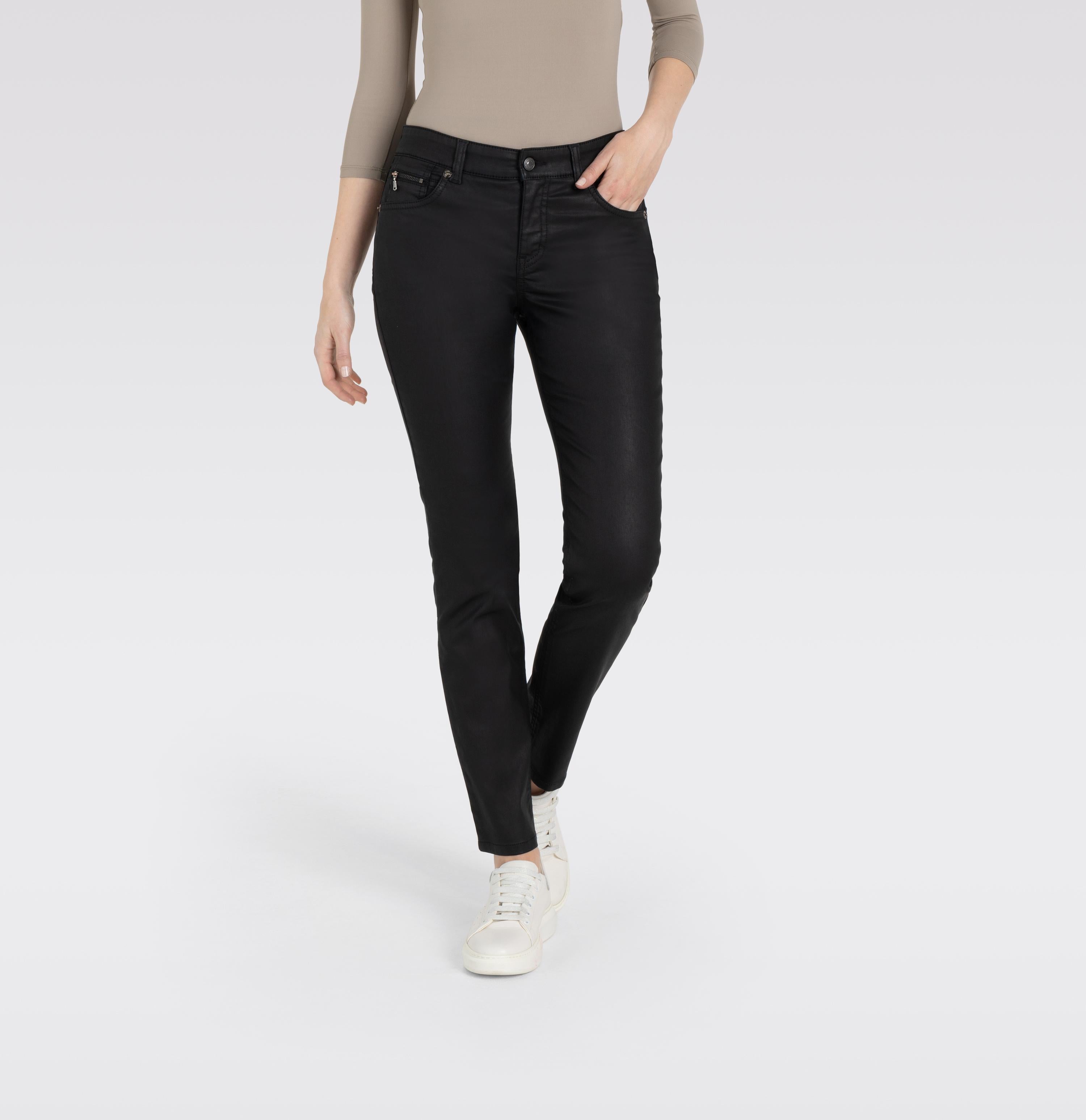 MAC Rich Slim Jeans - Midnight Coating Black - 5940-00-0465L-090 von MAC