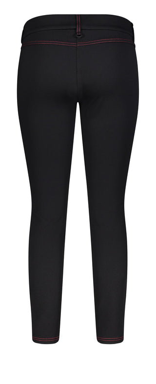 MAC VISION PANTS Slim Pants - Crimson Night Black - 5991-00-0172-090
