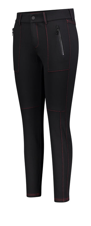 MAC VISION PANTS Slim Pants - Crimson Night Black - 5991-00-0172-090
