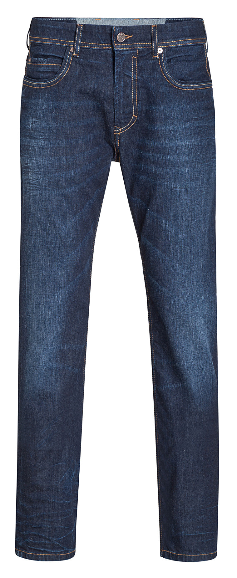 MAC BEN PIPE Tapered Jeans - Indigo Copper Wash - 0370-00-1975L-H758