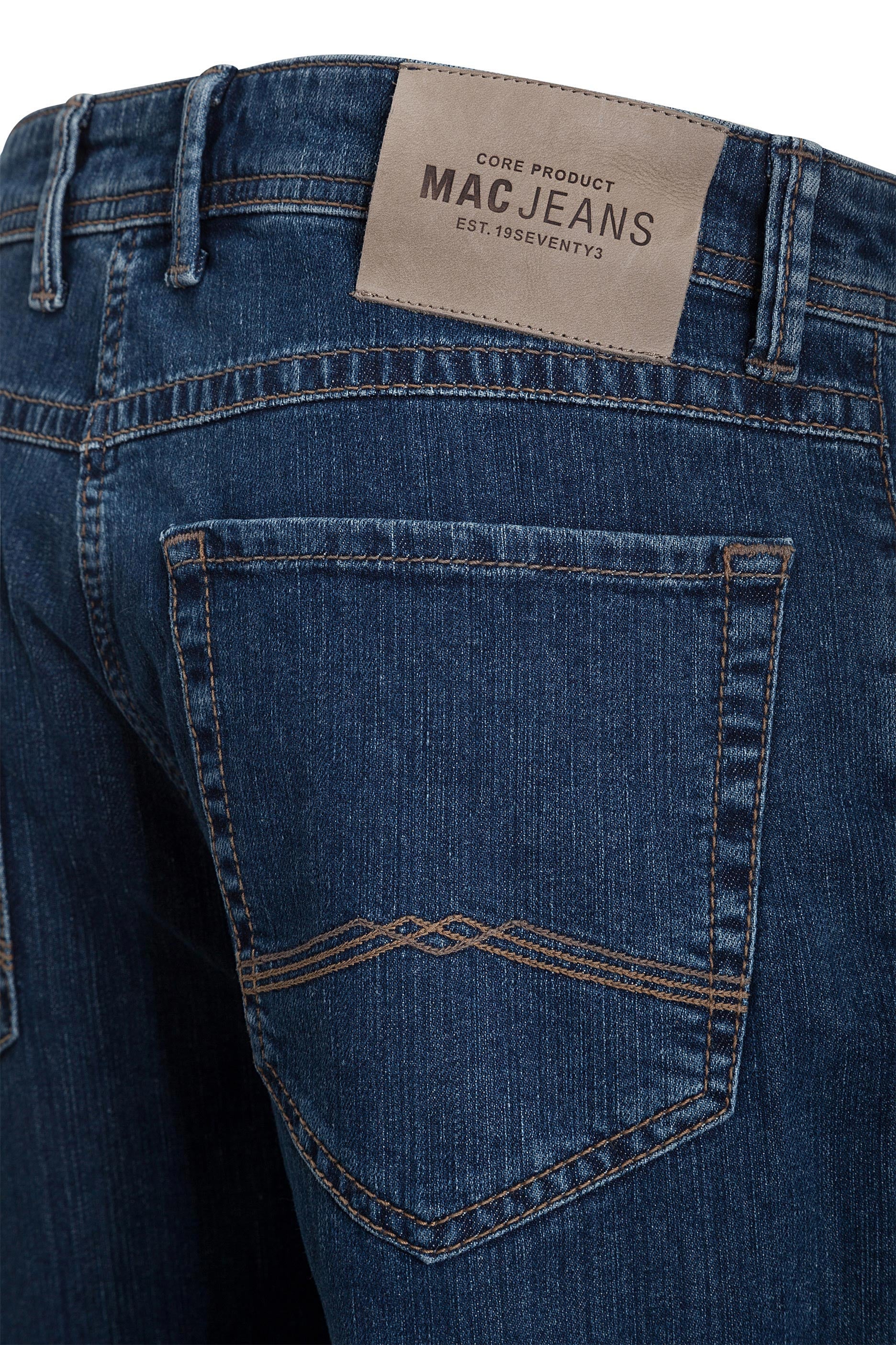 MAC BEN stonewash Jeans - Deep Indigo Wash - 0380-00-0970L-H108 von MAC