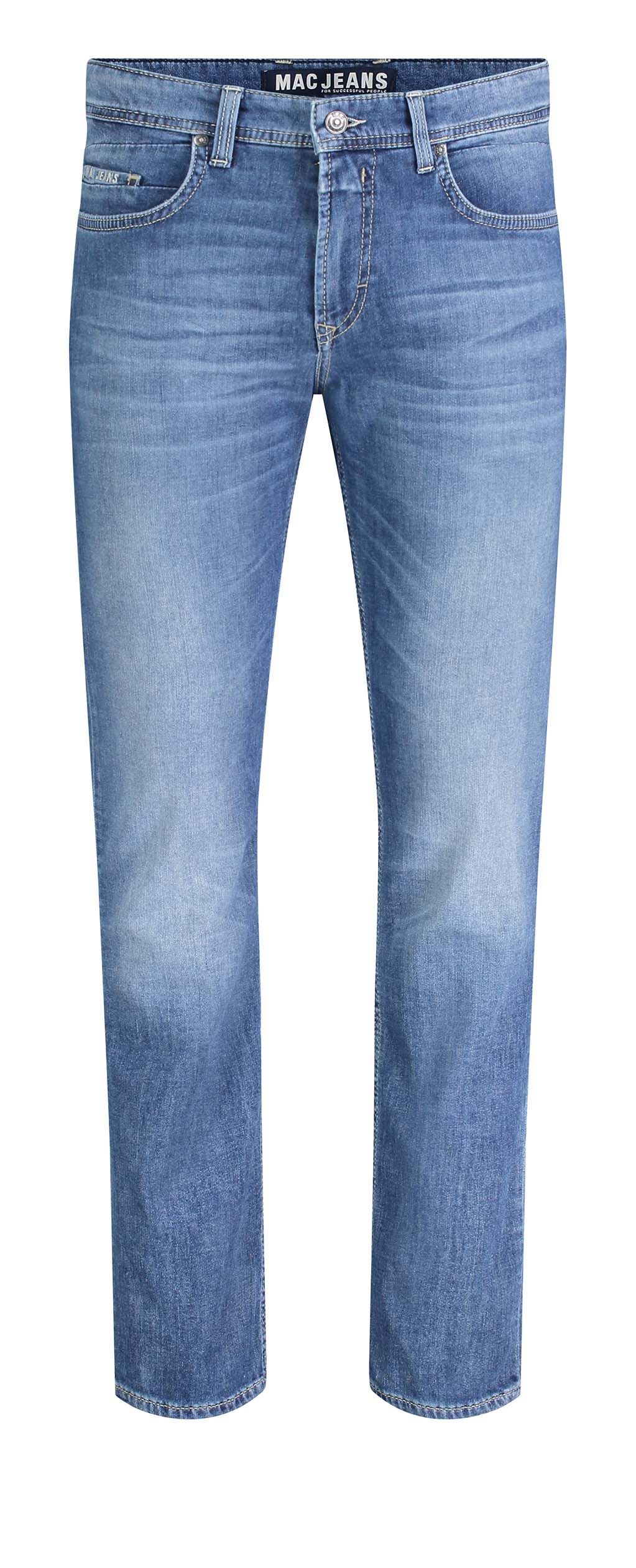 MAC BEN original blue authentic washed 0384-00-0959L H457 Straight Denim - Ocean Wash Blue - 0384-00-0959L-H457