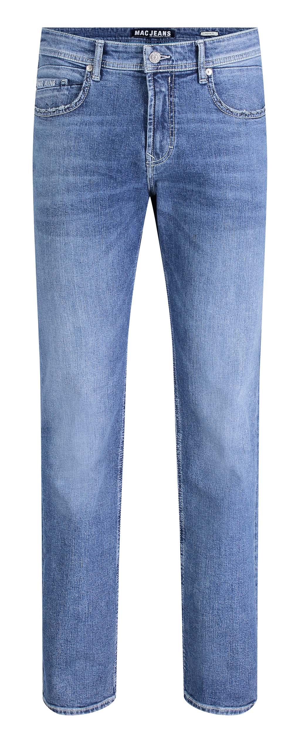 MAC BEN Five Pocket Jeans - Oceanwashed Blue - 0384-00-0982L-H433