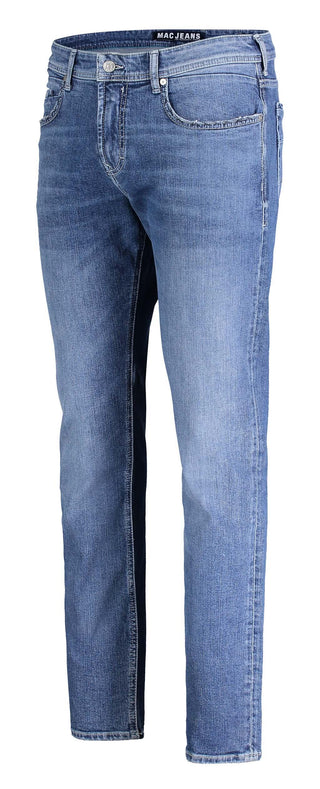 MAC BEN Five Pocket Jeans - Oceanwashed Blue - 0384-00-0982L-H433
