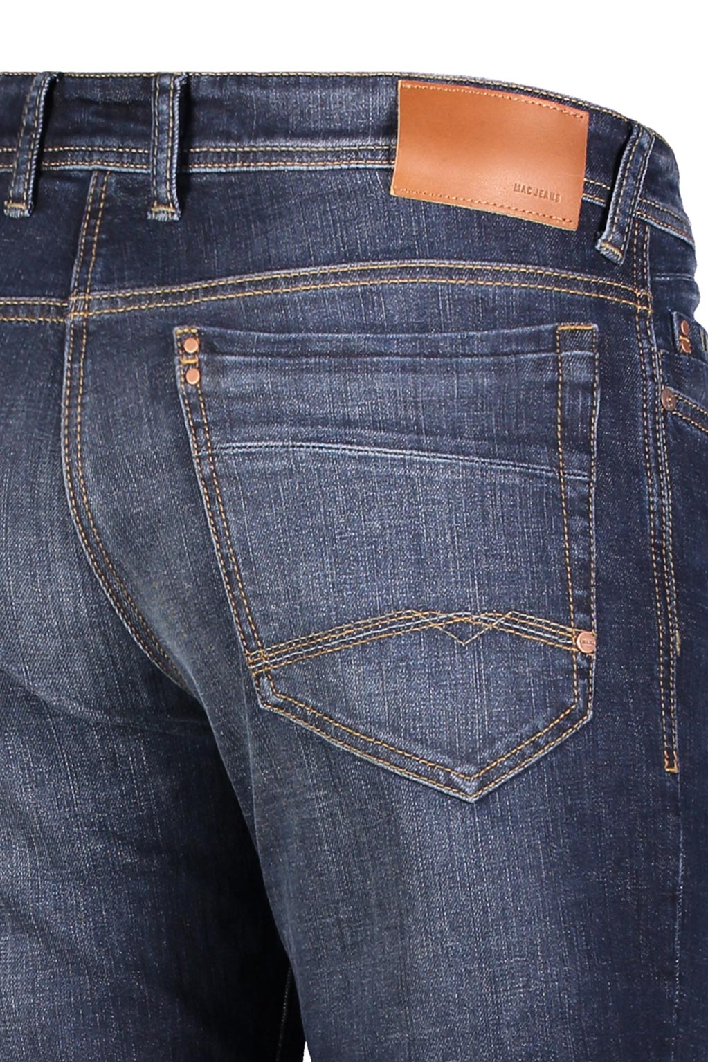MAC BEN Five-Pocket Jeans - Midnight Indigo Wash - 0384-00-0982L-H741 von MAC