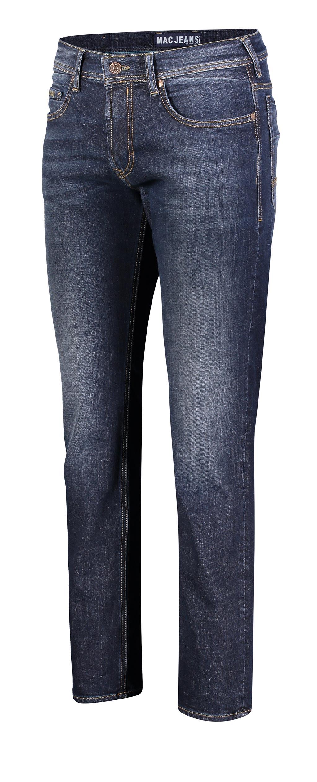 MAC BEN Five-Pocket Jeans - Midnight Indigo Wash - 0384-00-0982L-H741
