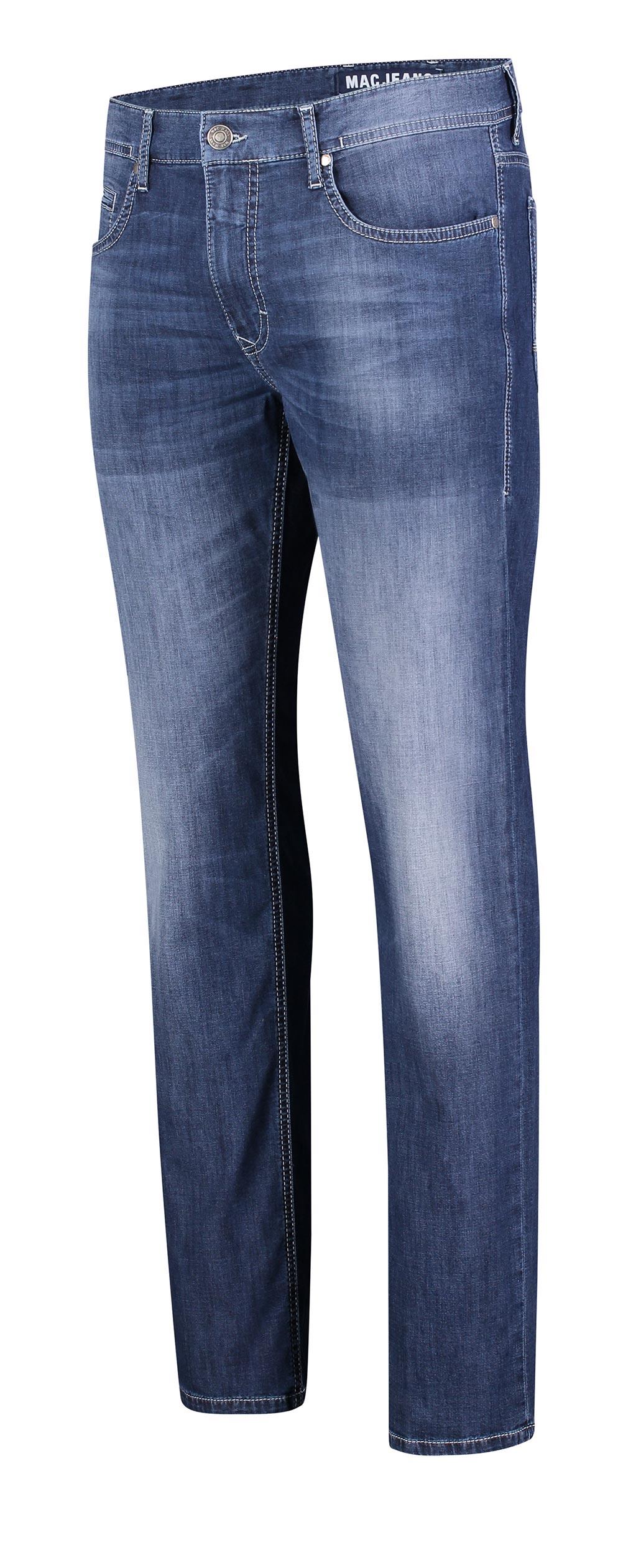 MAC ARNE SUMMER Straight Jeans - Deep Indigo Blue - 0500-00-0955L H681 von MAC