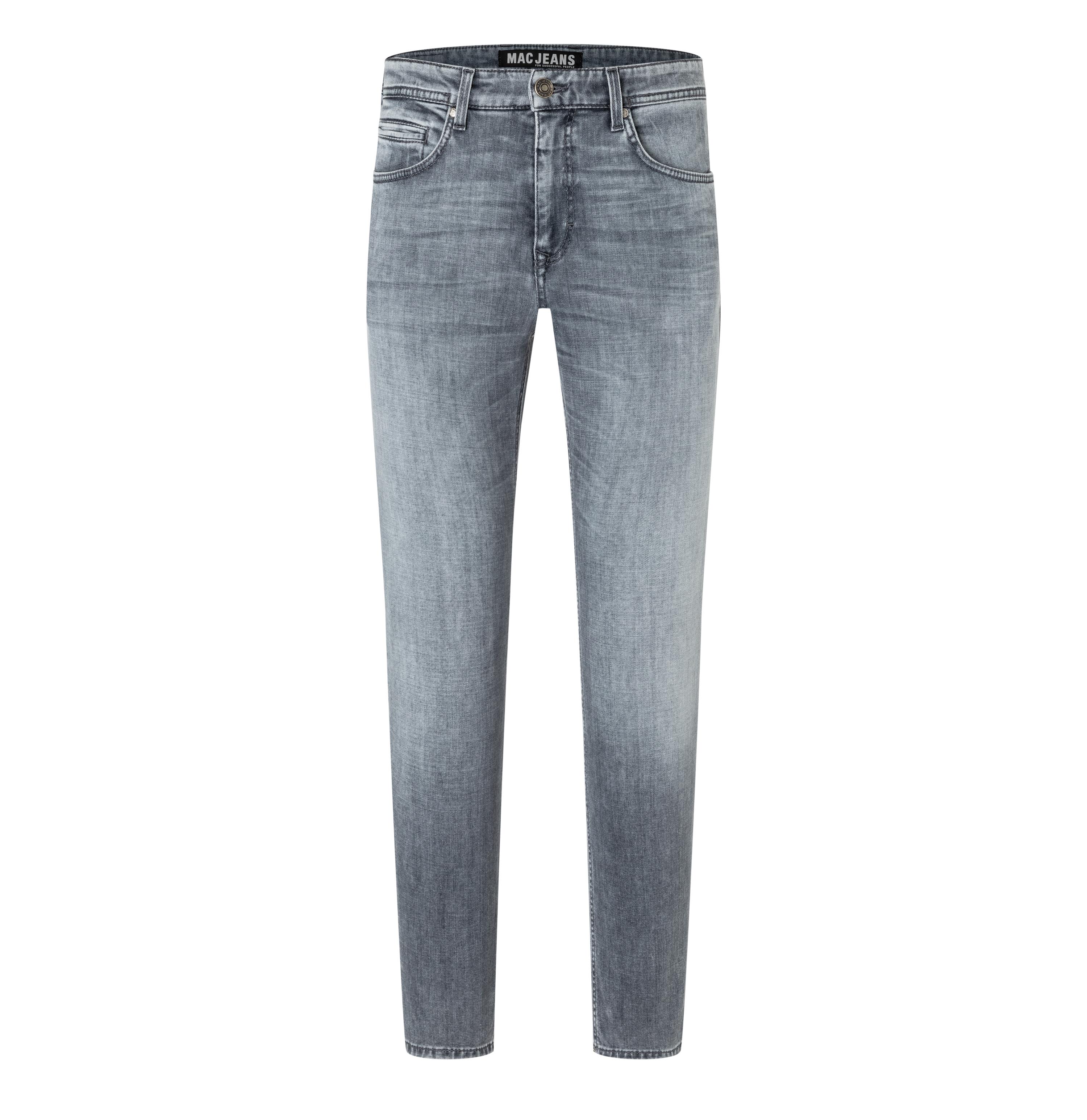 MAC ARNE Straight Denim - Weathered Harbor Grey - 0500-00-0970-H851