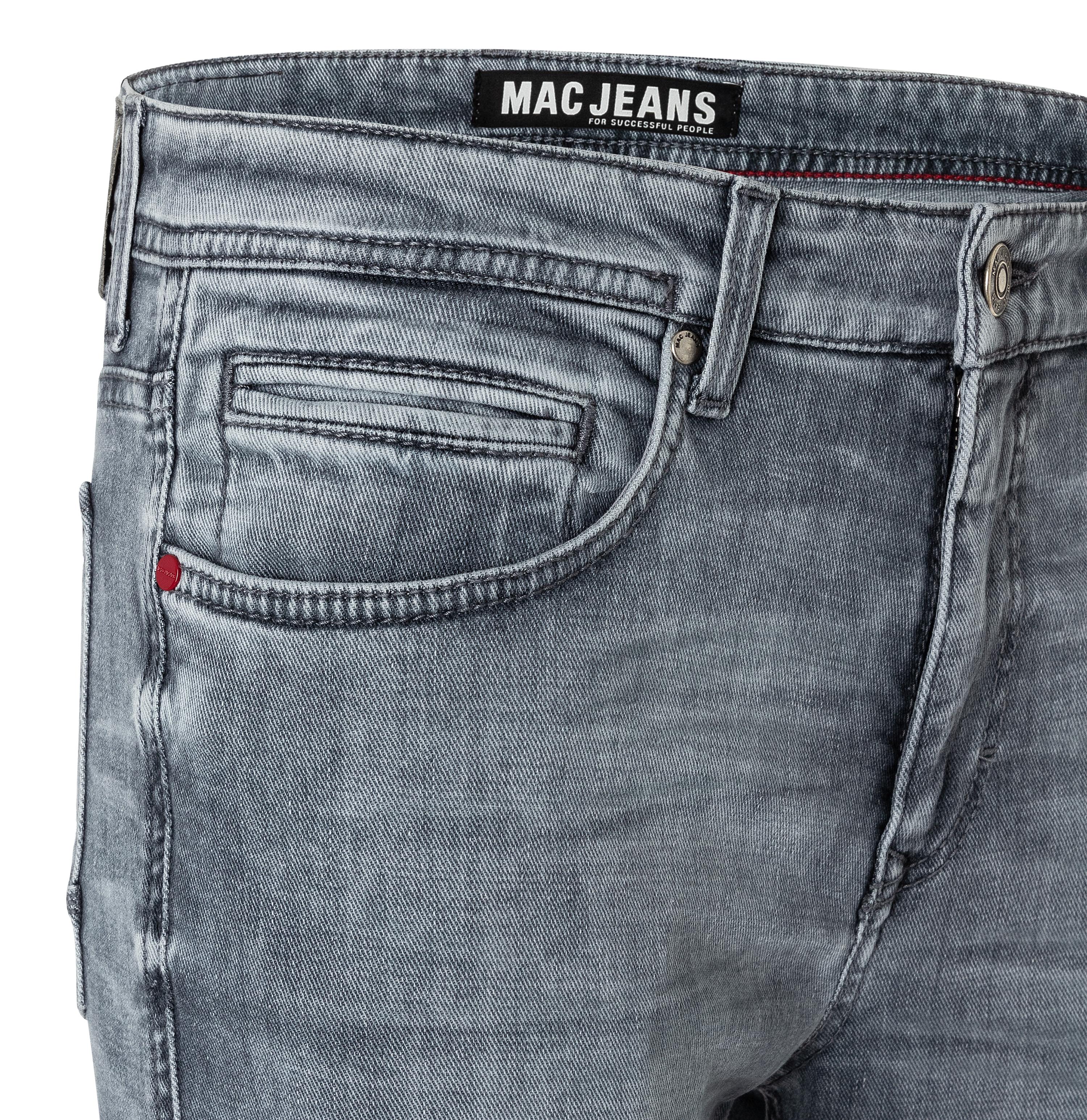 MAC ARNE Straight Denim - Weathered Harbor Grey - 0500-00-0970-H851 von MAC