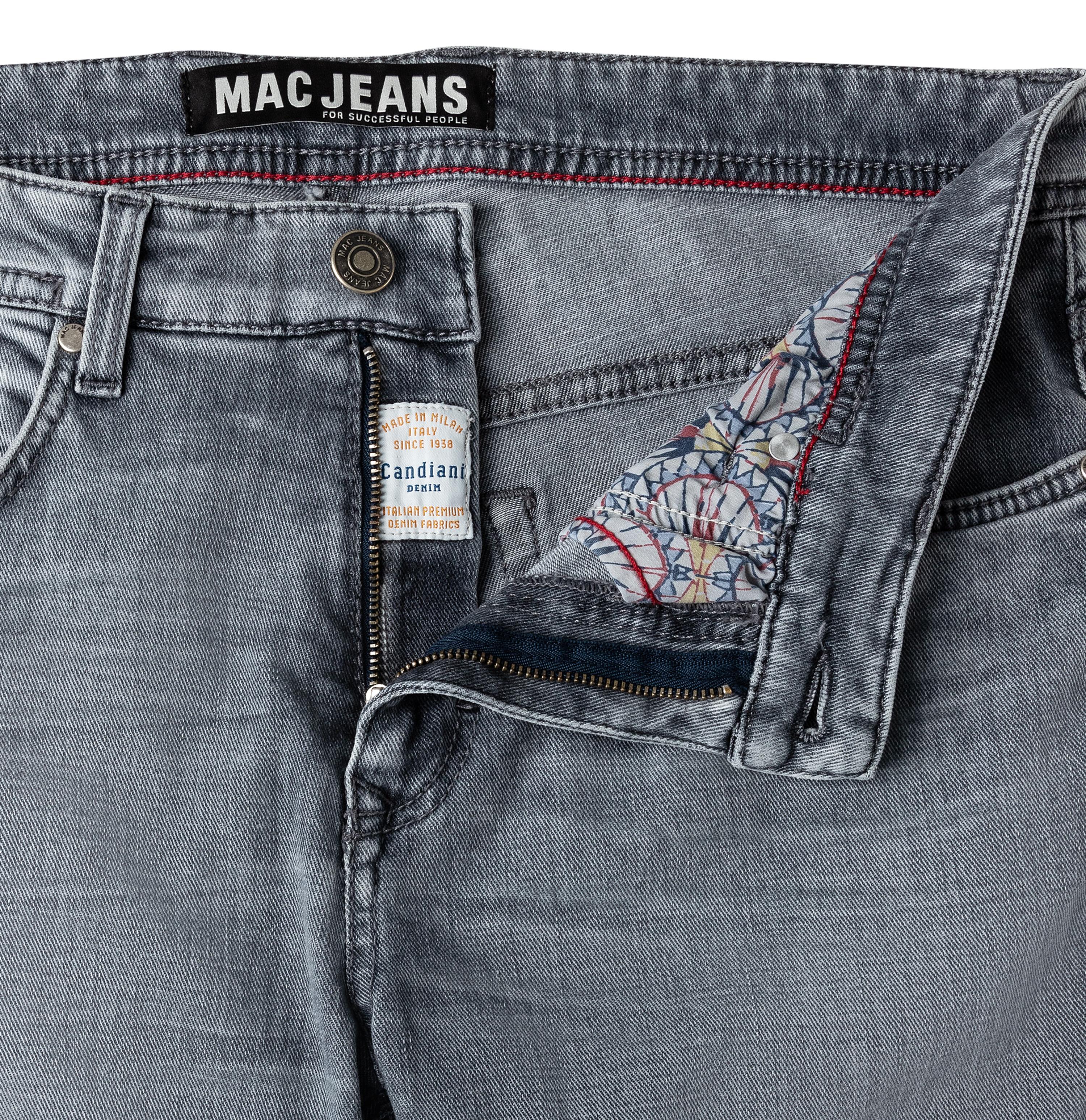 MAC ARNE Straight Denim - Weathered Harbor Grey - 0500-00-0970-H851 von MAC