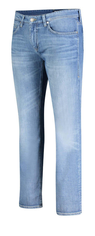 MAC ARNE Straight Jeans - Misty Caribbean Blue - 0500-00-0970L H275
