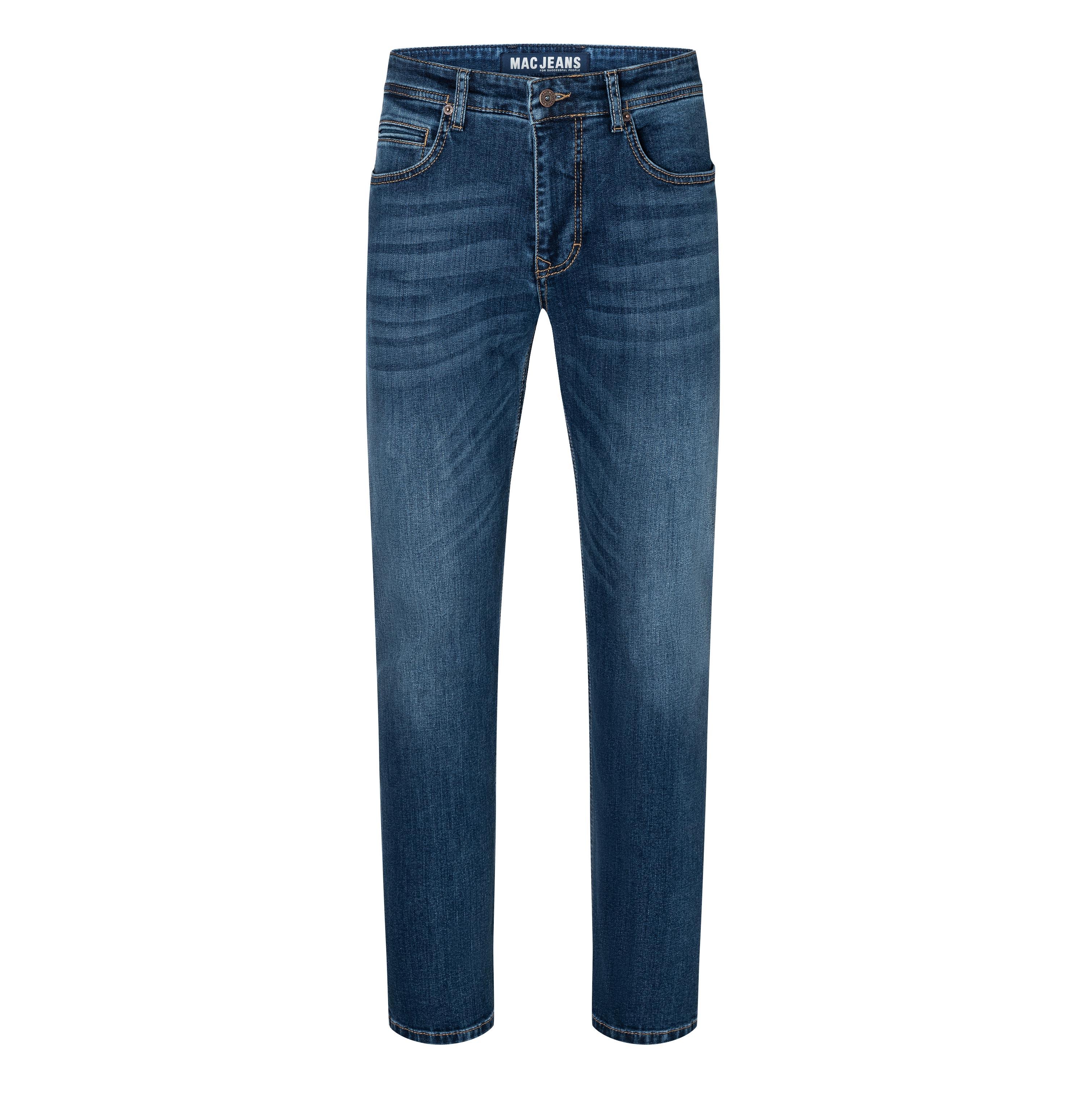 MAC ARNE Five Pocket - Deep Indigo Chambray - 0500-00-0978-H549