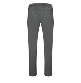 MAC ARNE Five Pocket - Charcoal Herringbone - 0500-01-0733L-060
