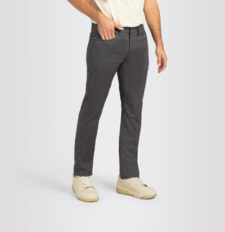 MAC ARNE Five Pocket - Charcoal Herringbone - 0500-01-0733L-060