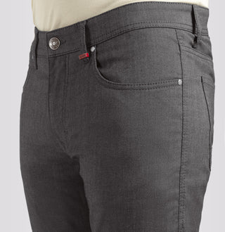 MAC ARNE Five Pocket - Charcoal Herringbone - 0500-01-0733L-060