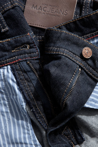 MAC ARNE Modern Fit Five Pocket - Midnight Salt Denim - H750