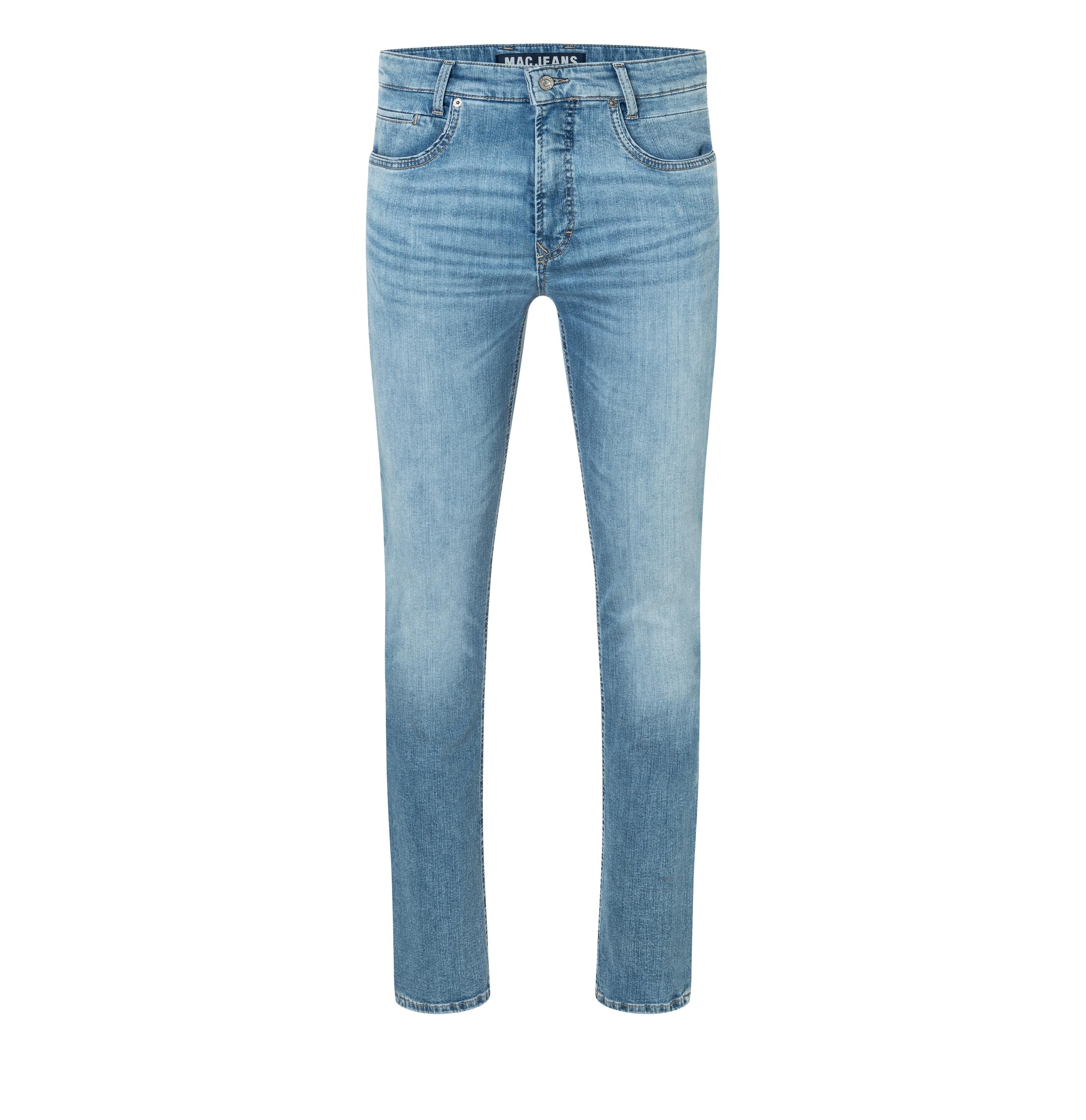 MAC ARNE PIPE Driver Pants - Coastal Mist Blue - 0517-00-1973L-H286