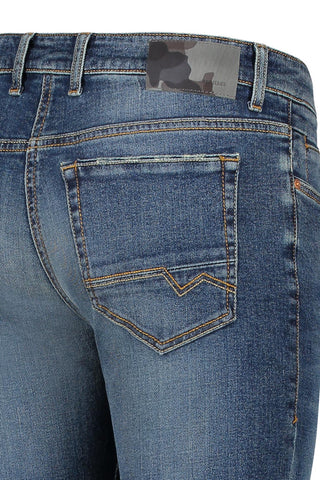 MAC ARNE PIPE Five-Pocket - Indigo Drift Used - 0517-00-1973L H636