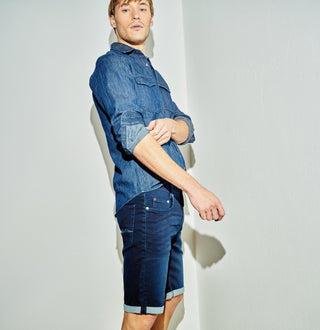 MAC Jog'N Short - Midnight Indigo Denim - 0562-00-0994-H726