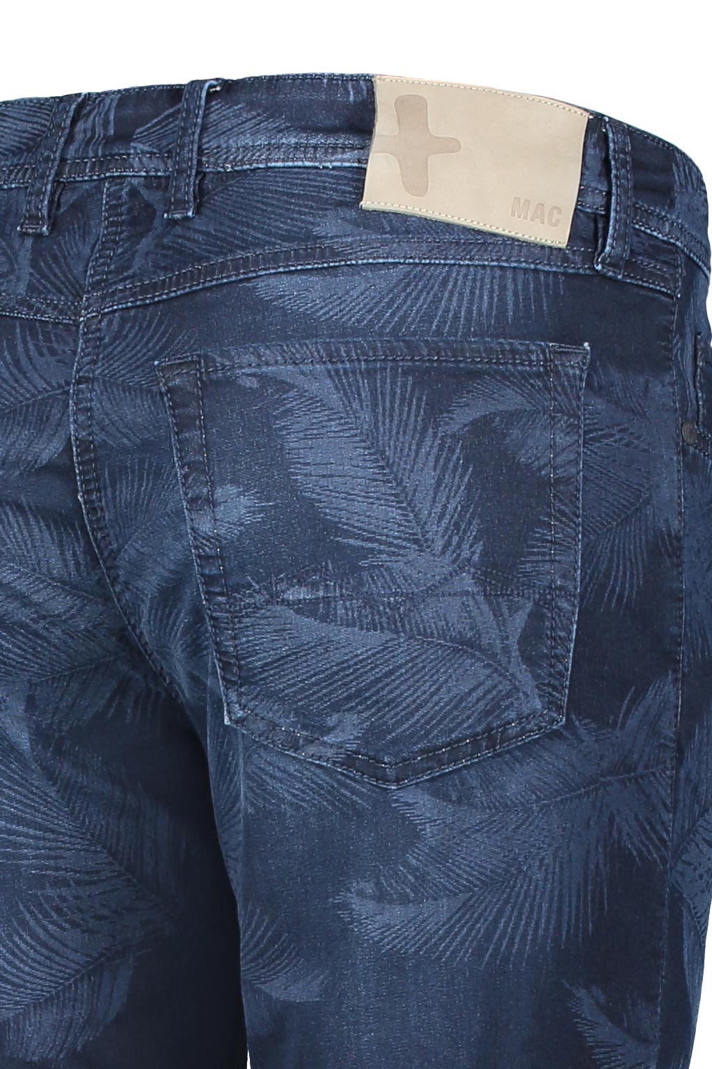 MAC Jog'N Short Bermuda - Ocean Indigo Palm - 0562-00-0994-H976