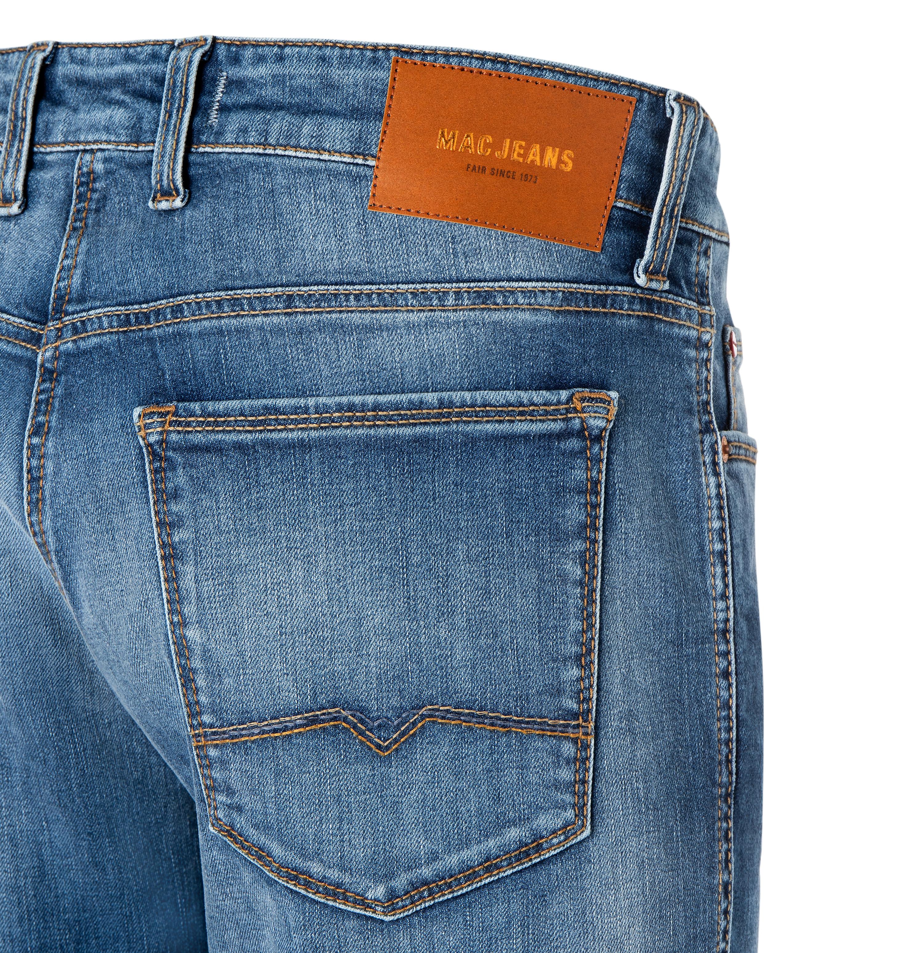 MAC GREG Mid Blue Sunwash Five Pocket - 0730-00-1974L-H436 von MAC