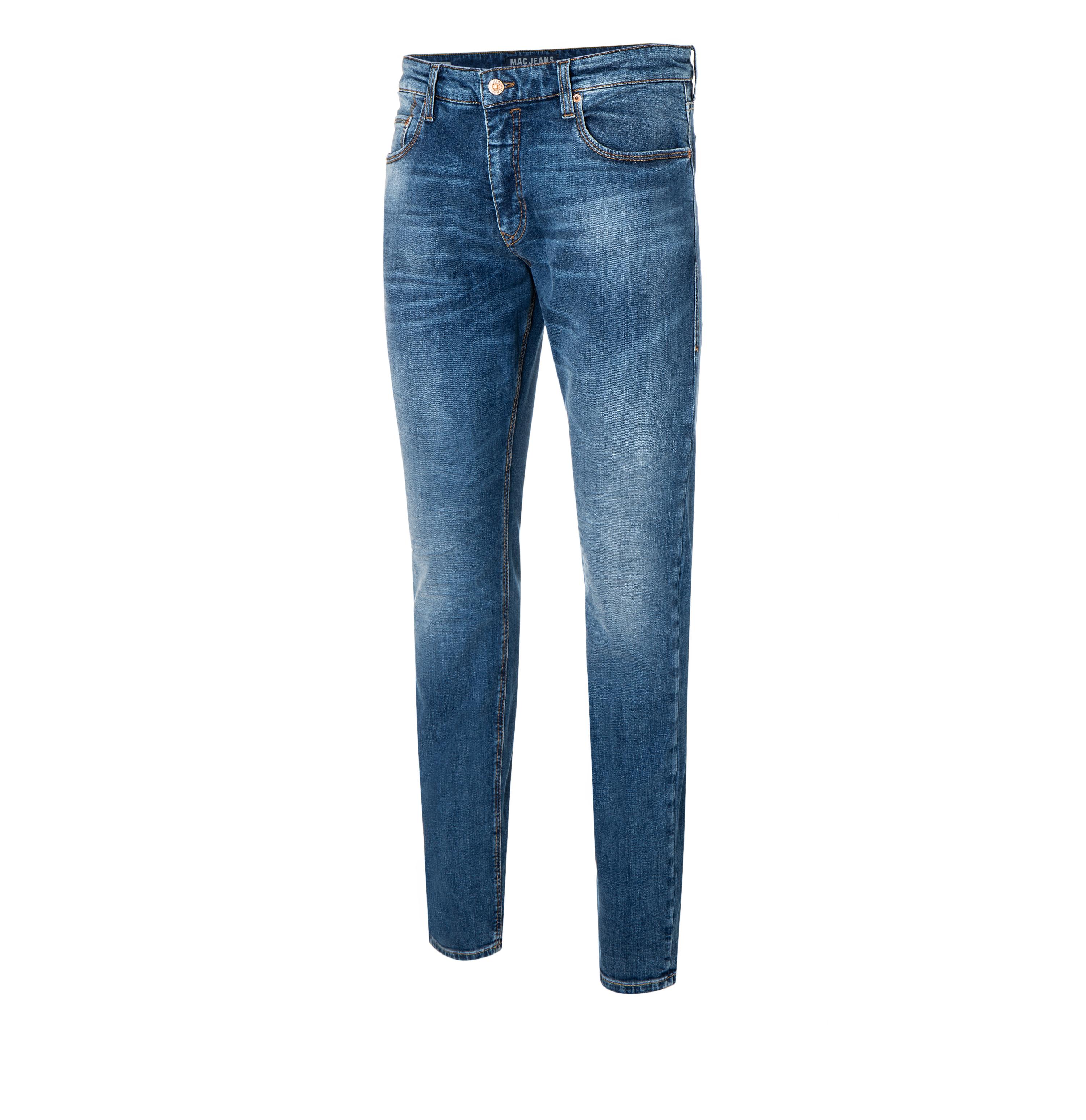MAC GREG Mid Blue Sunwash Five Pocket - 0730-00-1974L-H436 von MAC