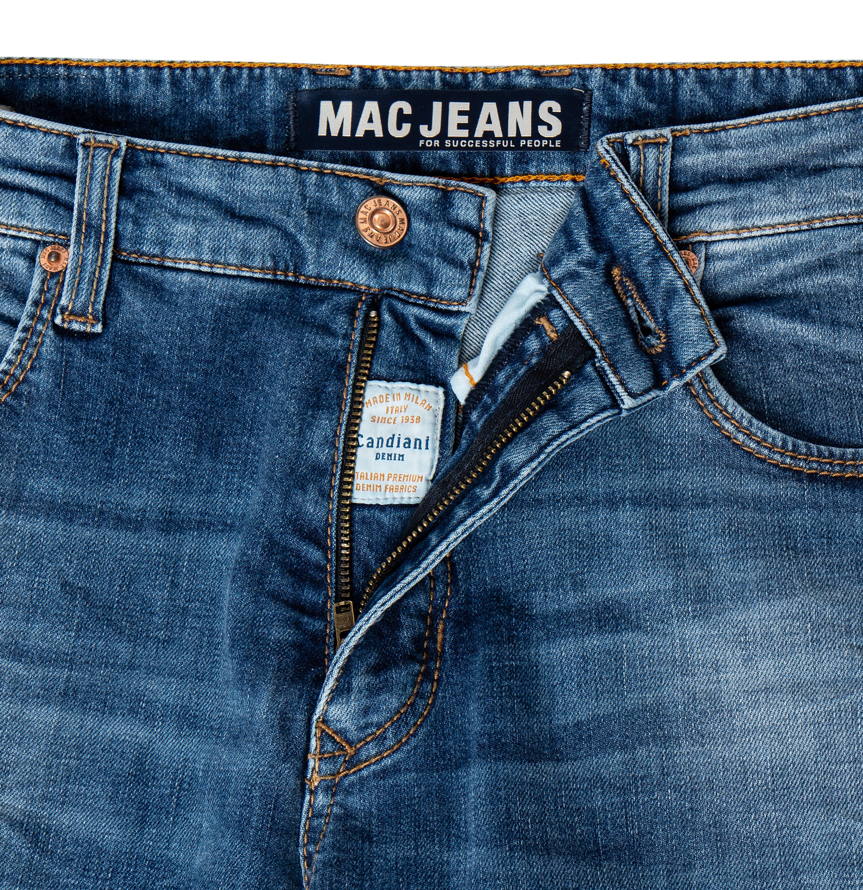 MAC GREG Mid Blue Sunwash Five Pocket - 0730-00-1974L-H436 von MAC