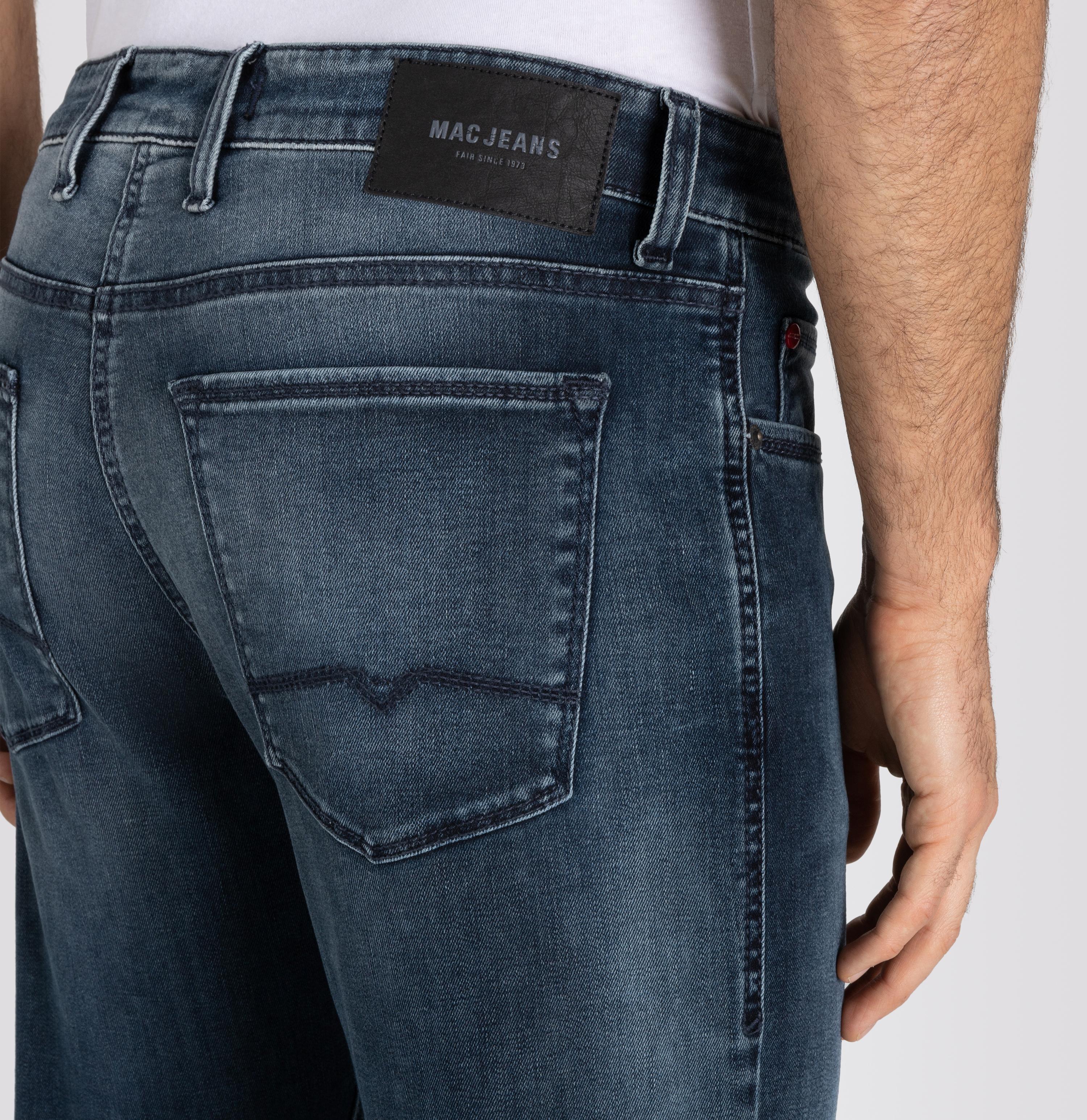MAC GREG Tapered Jeans - Deep Harbour Blue - 0730-00-1974L-H995 von MAC