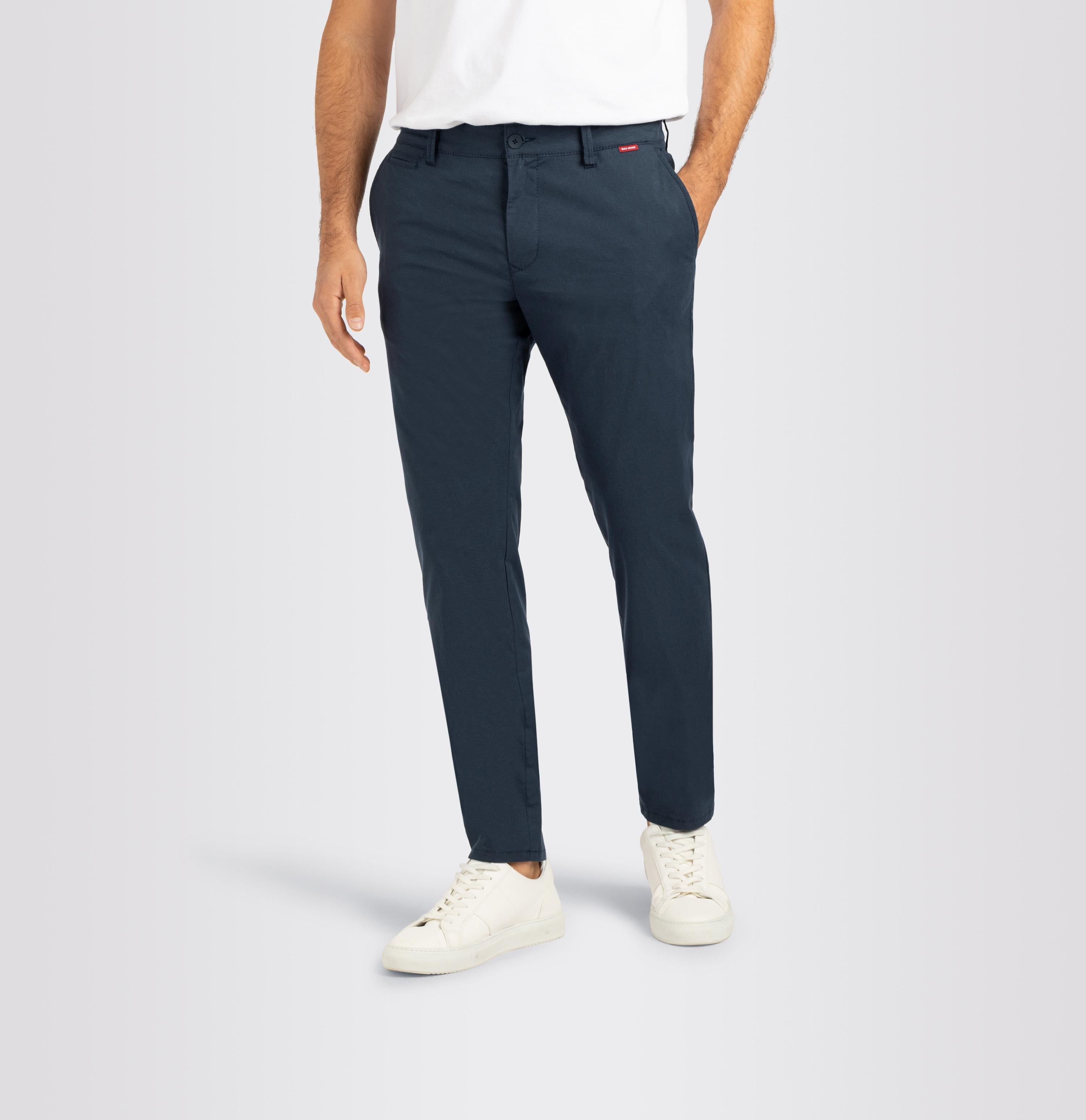 MAC LENNOX Chino - Midnight Spruce Blue - 6332-00-0649L-196 von MAC
