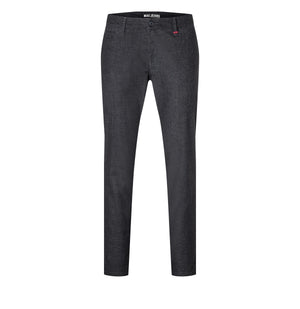 MAC LENNOX Chino - Midnight Herringbone Grey - 6332-01-0634L-193P