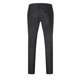 MAC LENNOX Chino - Midnight Herringbone Grey - 6332-01-0634L-193P