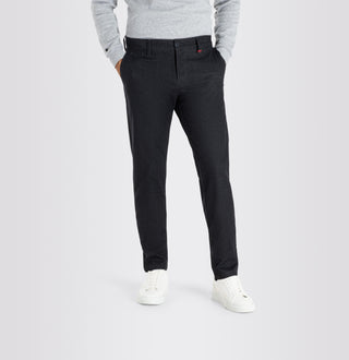 MAC LENNOX Chino - Midnight Herringbone Grey - 6332-01-0634L-193P