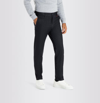 MAC LENNOX Chino - Midnight Herringbone Grey - 6332-01-0634L-193P