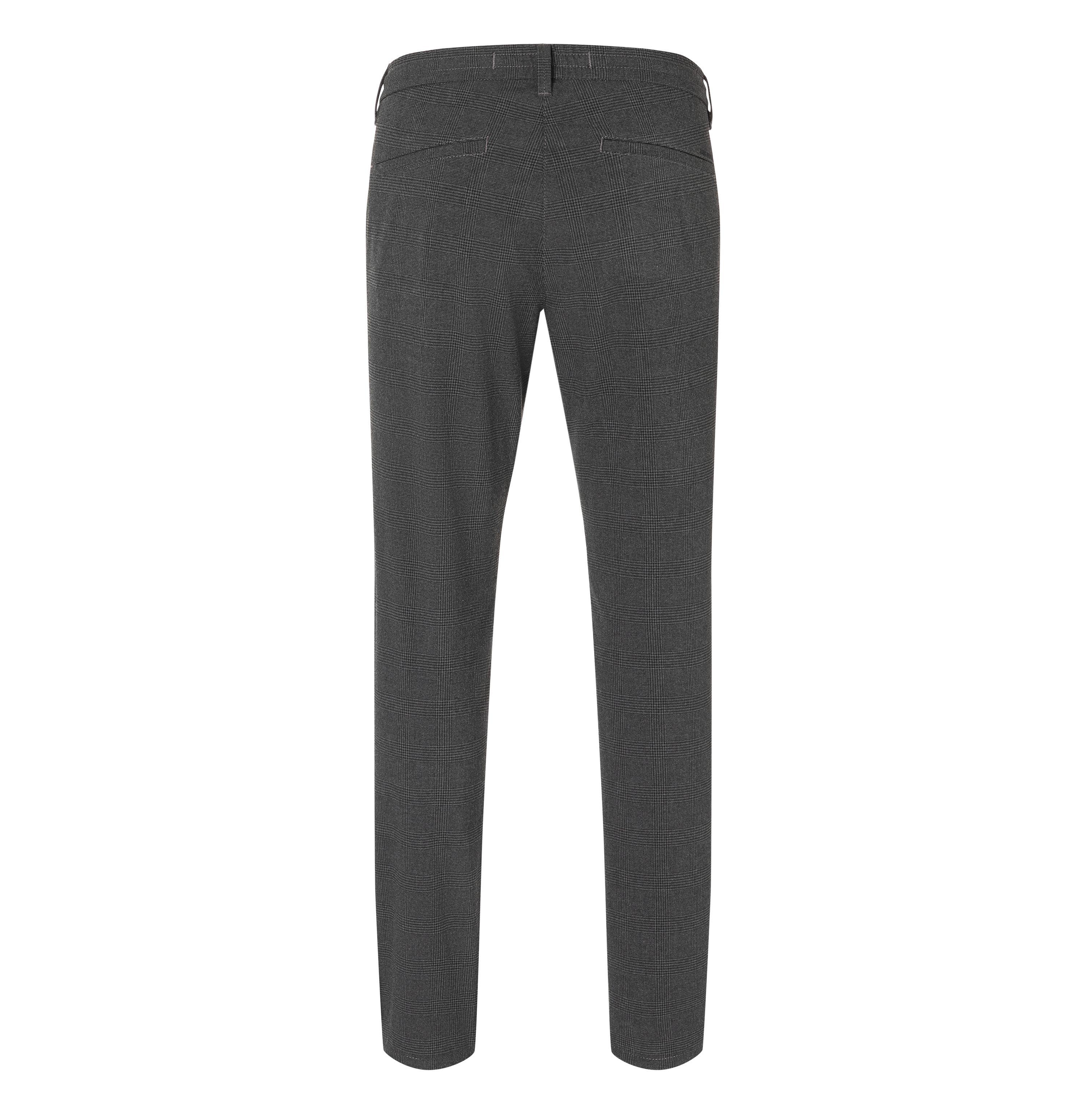 MAC LENNOX Sporthose - Dark Charcoal Checks - 6333-00-0703L-077K