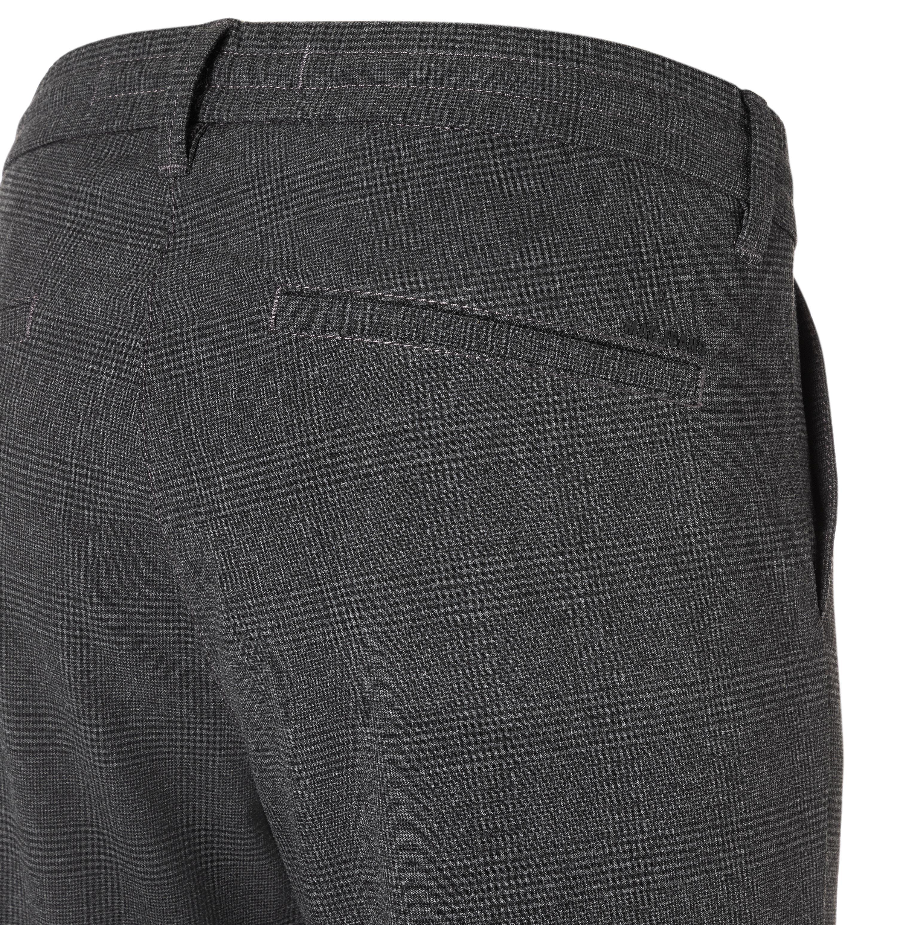 MAC LENNOX Sporthose - Dark Charcoal Checks - 6333-00-0703L-077K von MAC