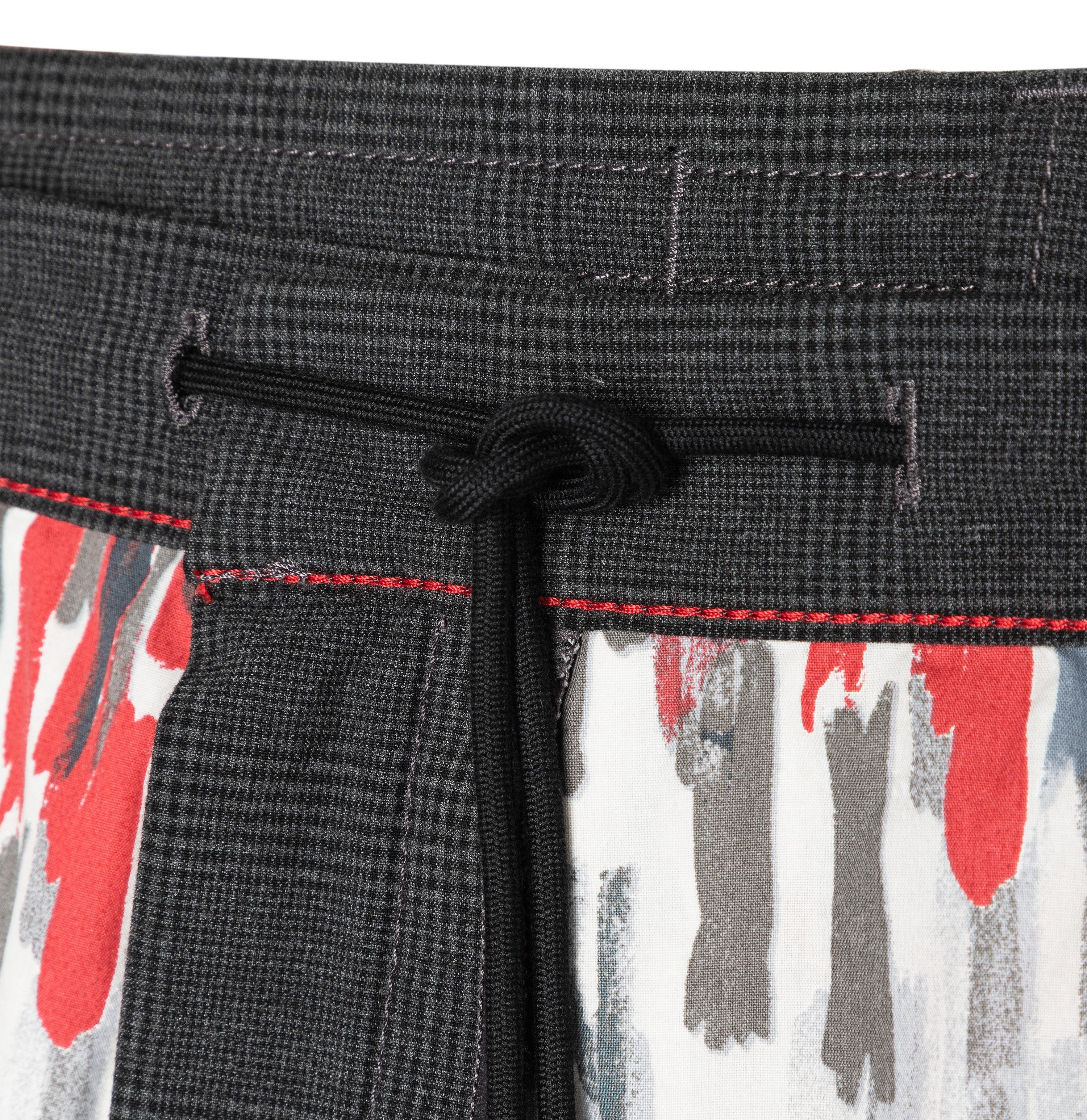 MAC LENNOX Sporthose - Dark Charcoal Checks - 6333-00-0703L-077K von MAC