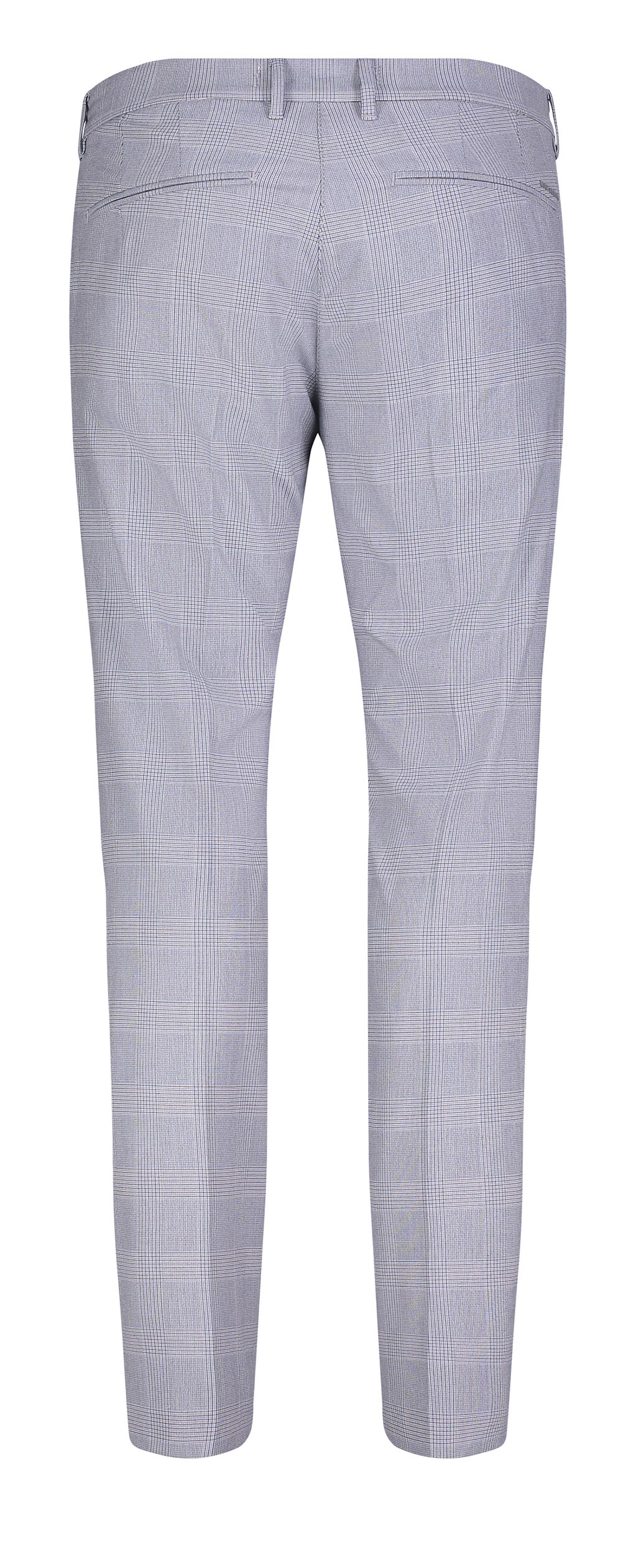 MAC LENNOX Chino - Silver Mist Check - 6344-00-0702L 335K
