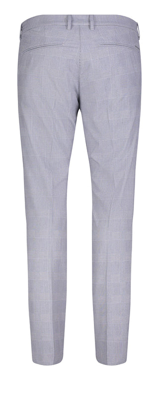 MAC LENNOX Chino - Silver Mist Check - 6344-00-0702L 335K