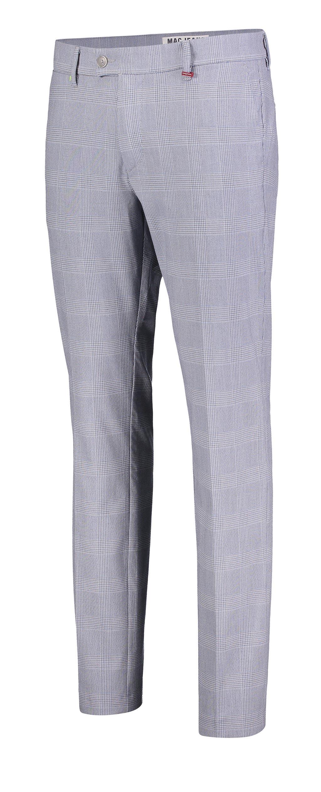 MAC LENNOX Chino - Silver Mist Check - 6344-00-0702L 335K von MAC